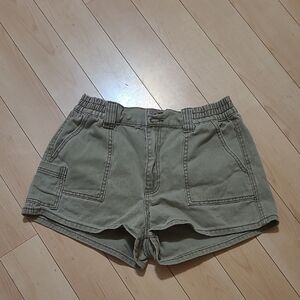 Green Cargo Shorts